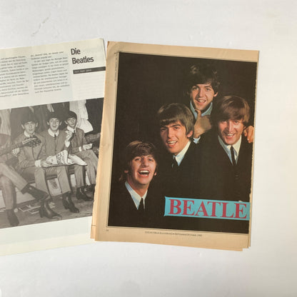 Beatles Magazine Cutouts Pages 1983 Collectibles Illustrated and Mode