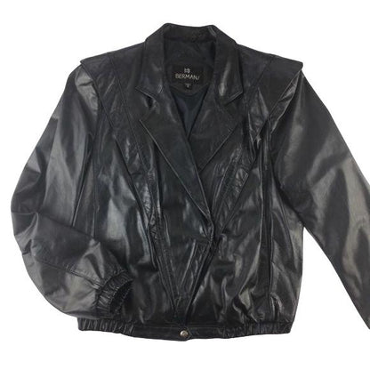 Vintage Berman’s Black Leather Jacket