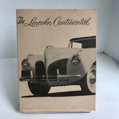 Vintage The Lincoln Continental 1974 by Ocee Ritch Book