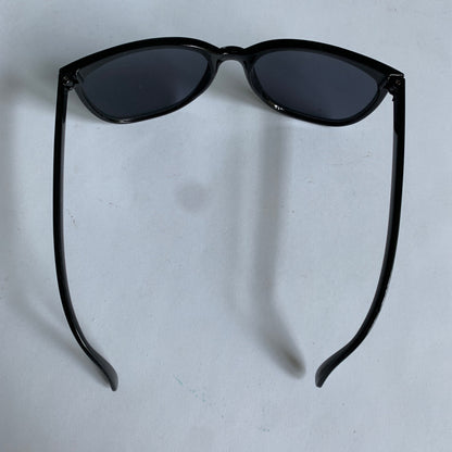 Vintage Men's Black Plastic Lens Sunglasses