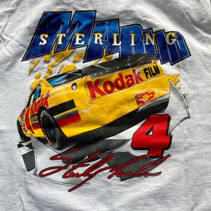 Vintage NASCAR Sterling Marlin #4 Kodak Film T-Shirt Youth L Racing