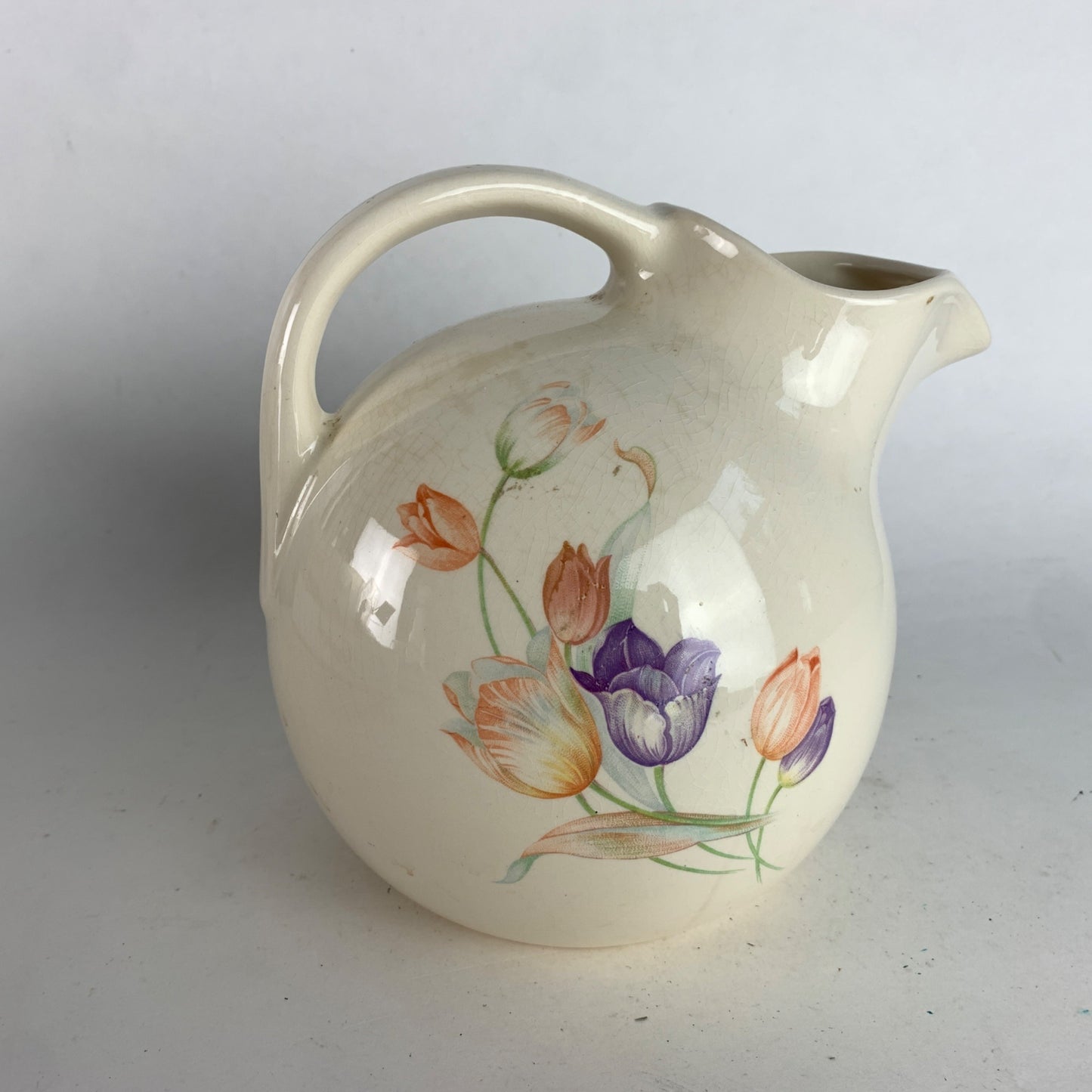 Universal Cambridge Oven Proof Pitcher U.S.A. Floral