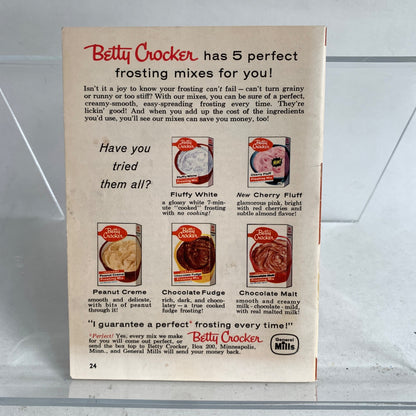 Betty Crocker's Frosting Secrets Vintage Booklet 1958