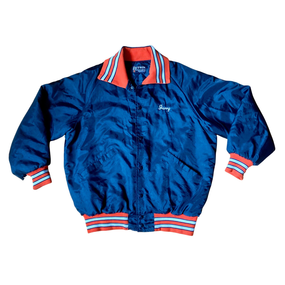 Vintage Ulti-Mate 365 Buck Lure Satin Bomber Jacket by Butwin Sauk City, WI