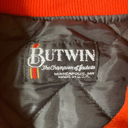 Vintage Ulti-Mate 365 Buck Lure Satin Bomber Jacket by Butwin Sauk City, WI
