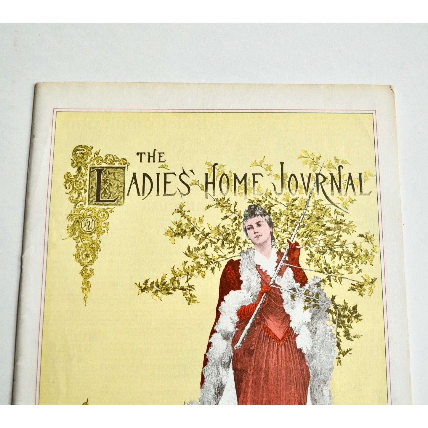 1890 Ladie's Home Journal Christmas Reproduction Magazine Vintage