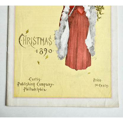 1890 Ladie's Home Journal Christmas Reproduction Magazine Vintage