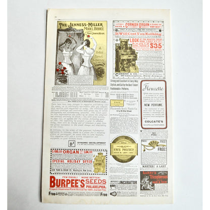 1890 Ladie's Home Journal Christmas Reproduction Magazine Vintage