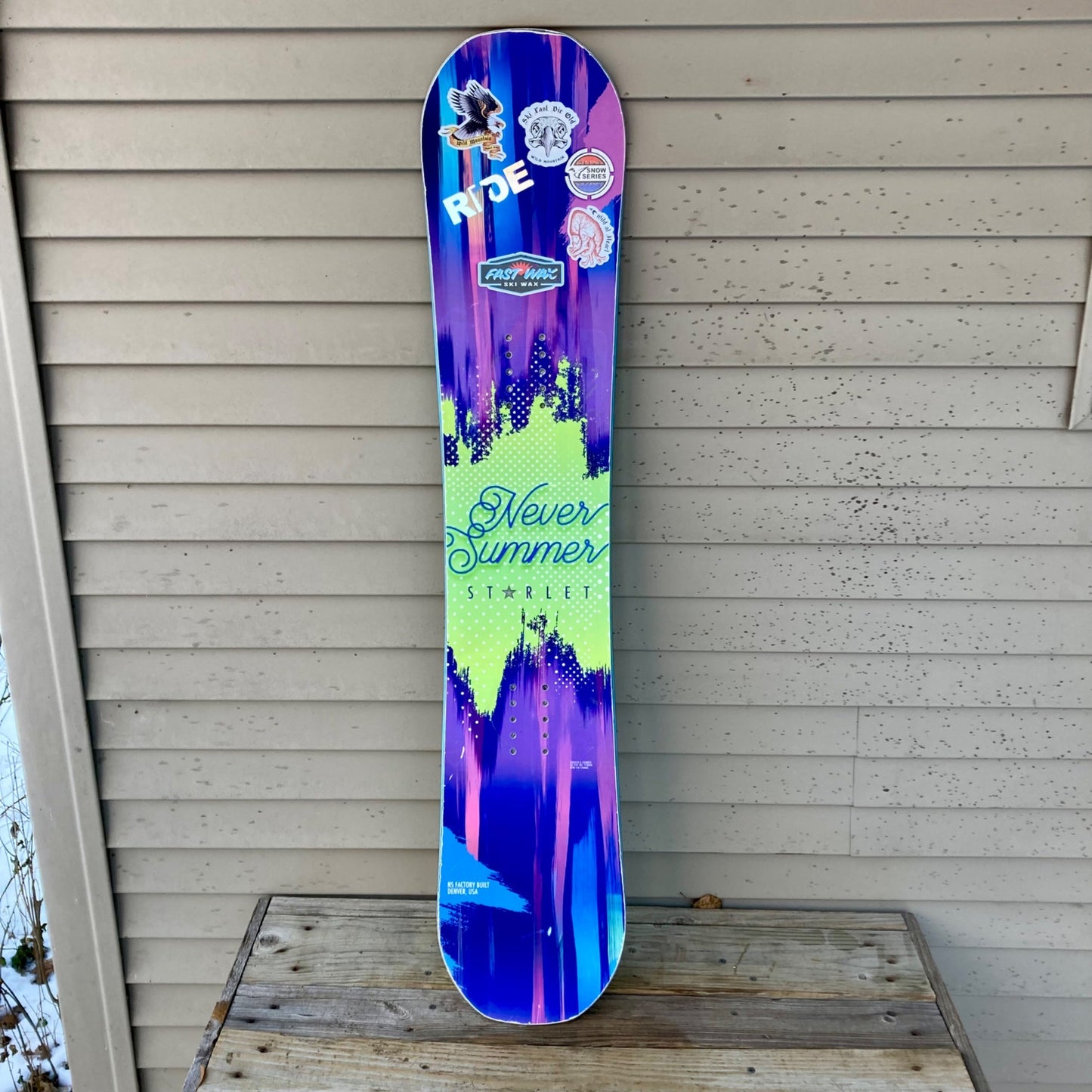 Never Summer Starlet Snowboard 119 cm Kid's Youth Girl's Denver, CO USA