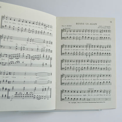 Choir Arrangements Back to the Bible Choir Book Vintage Eugene Clark