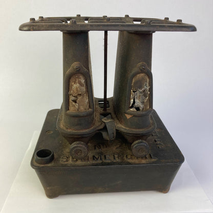 Antique Taylor & Boggis No. 2 Summer Girl Cast Iron Stove Patent 1893 Vintage