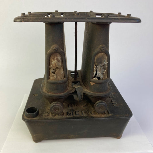 Antique Taylor & Boggis No. 2 Summer Girl Cast Iron Stove Patent 1893 Vintage