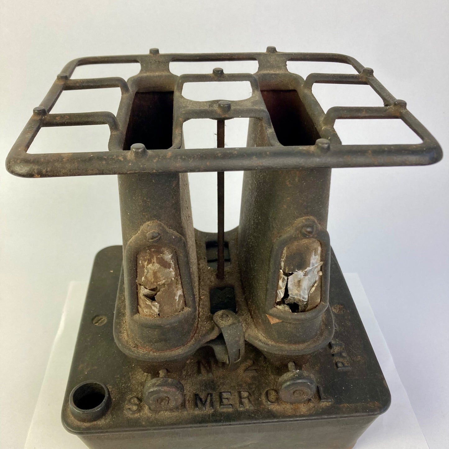 Antique Taylor & Boggis No. 2 Summer Girl Cast Iron Stove Patent 1893 Vintage