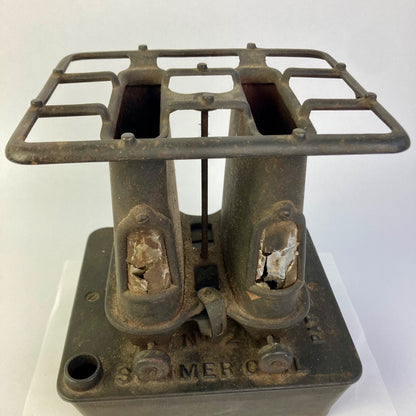 Antique Taylor & Boggis No. 2 Summer Girl Cast Iron Stove Patent 1893 Vintage