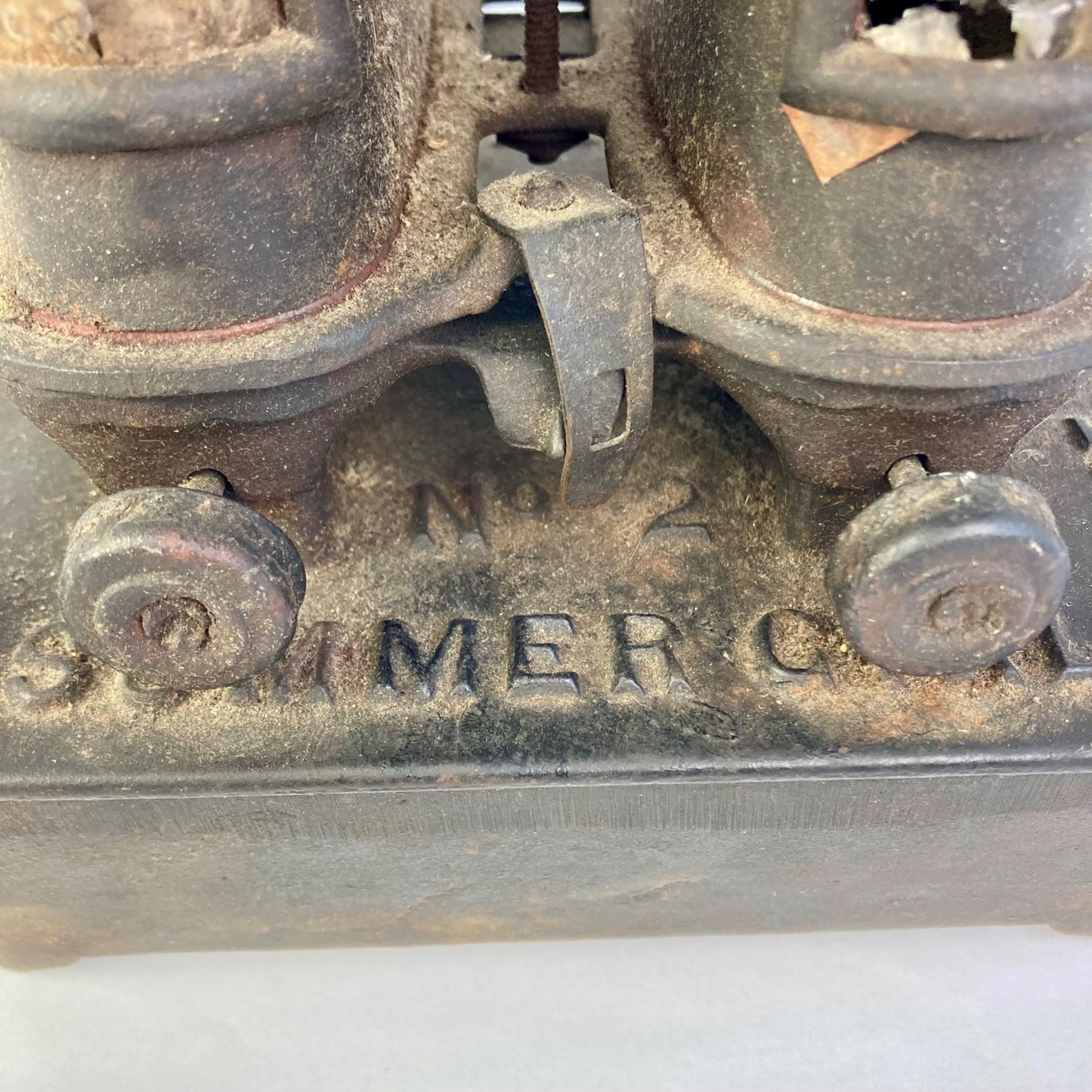 Antique Taylor & Boggis No. 2 Summer Girl Cast Iron Stove Patent 1893 Vintage