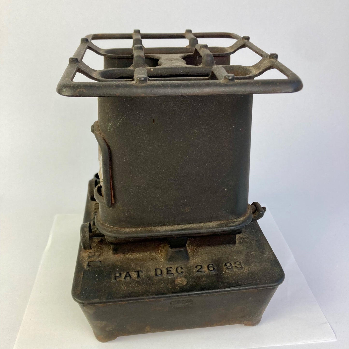 Antique Taylor & Boggis No. 2 Summer Girl Cast Iron Stove Patent 1893 Vintage