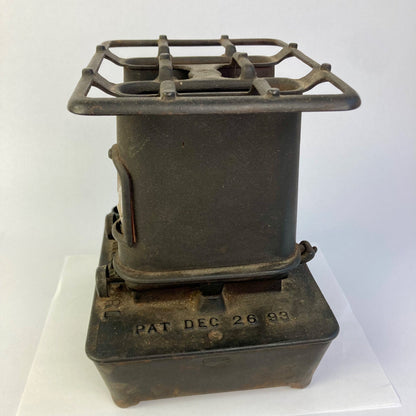 Antique Taylor & Boggis No. 2 Summer Girl Cast Iron Stove Patent 1893 Vintage