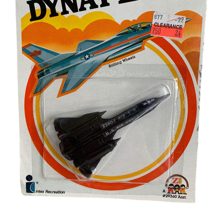 Dyna-Flites 1982 SR-71 Blackbird Stealth Air Force Fighter Jet Vintage