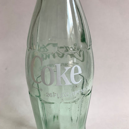 Vintage Coca Cola Coke 26 oz Grand Rapids Michigan Green Bottle Glass