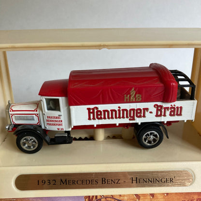 Matchbox Models of Yesteryear 1932 Mercedes Benz L5 Henninger Brau YBG17 Diecast