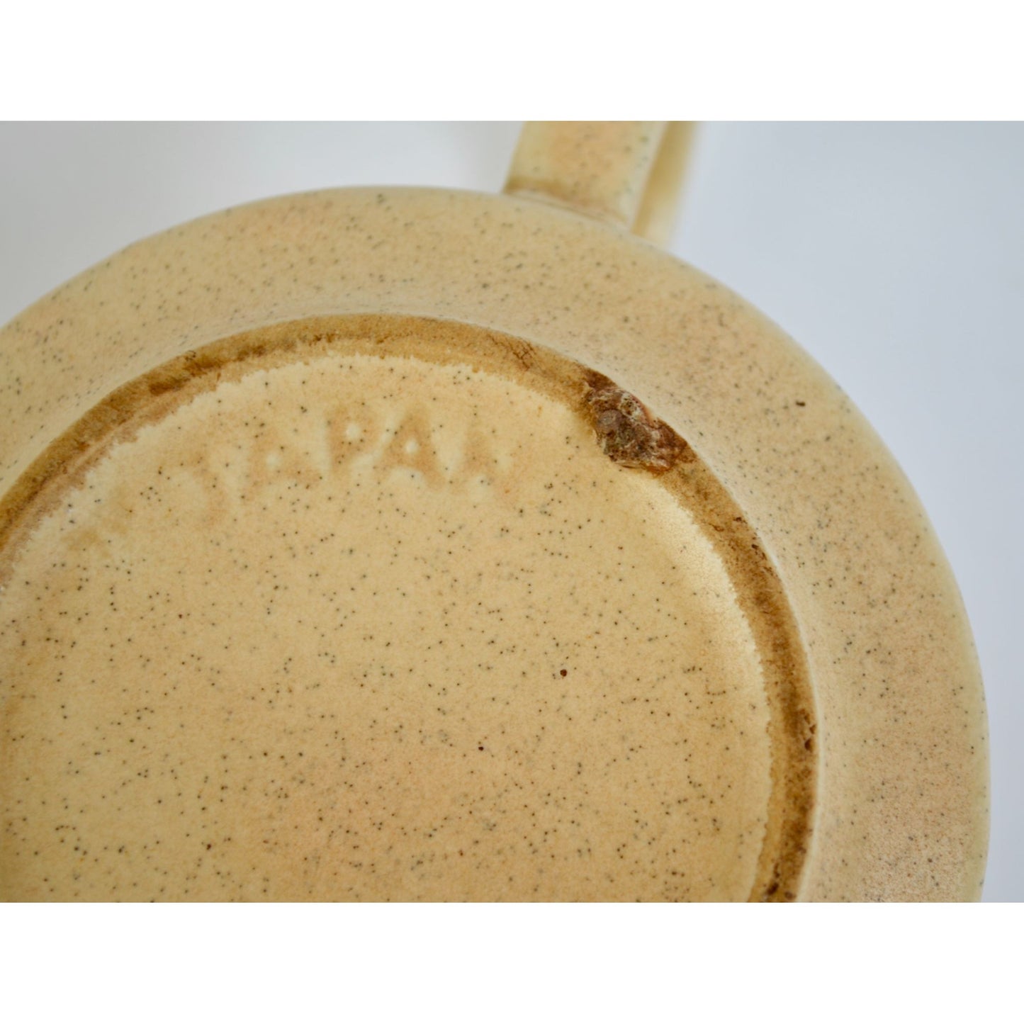 Vintage Japan Brown Speckled Soup Crackers Mug Bowl READ