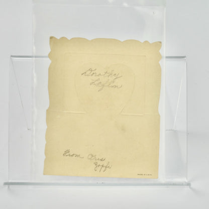 Vintage Valentine's Day Card To My Valentine I'd Do Anything