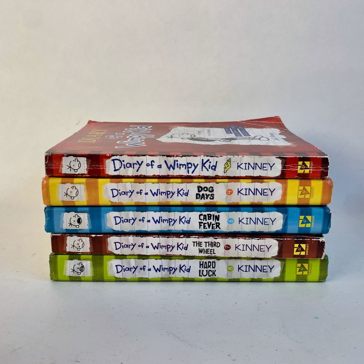 Diary of a Wimpy Kid Books Lot of 5 1 4 6 7 8