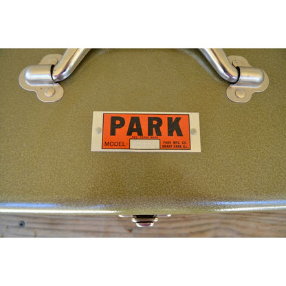 Vintage Park Model 83333 Tool Tackle Box Metal Green EXCELLENT CONDITION!
