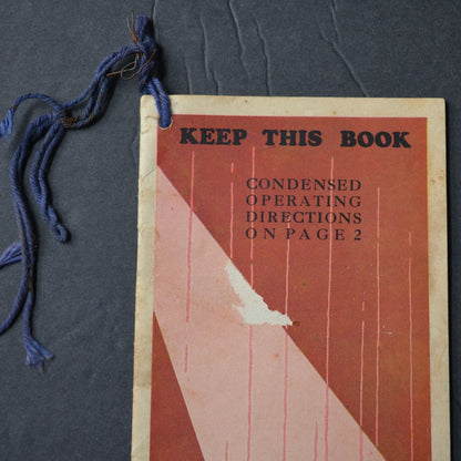 1933 How to Assemble and Use Your Puritan Oil Cook Stove Booklet