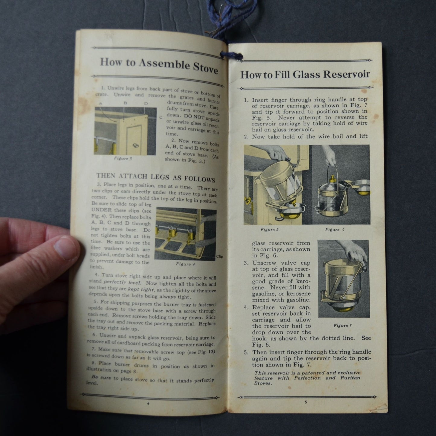 1933 How to Assemble and Use Your Puritan Oil Cook Stove Booklet