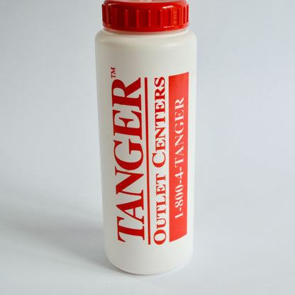 Vintage 1990's Tanger Factory Outlet Center Water Bottle 9"