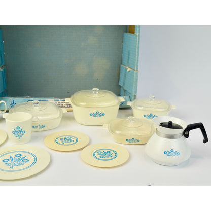 Corning Ware Cook Set Toy Vintage Plastic With Box