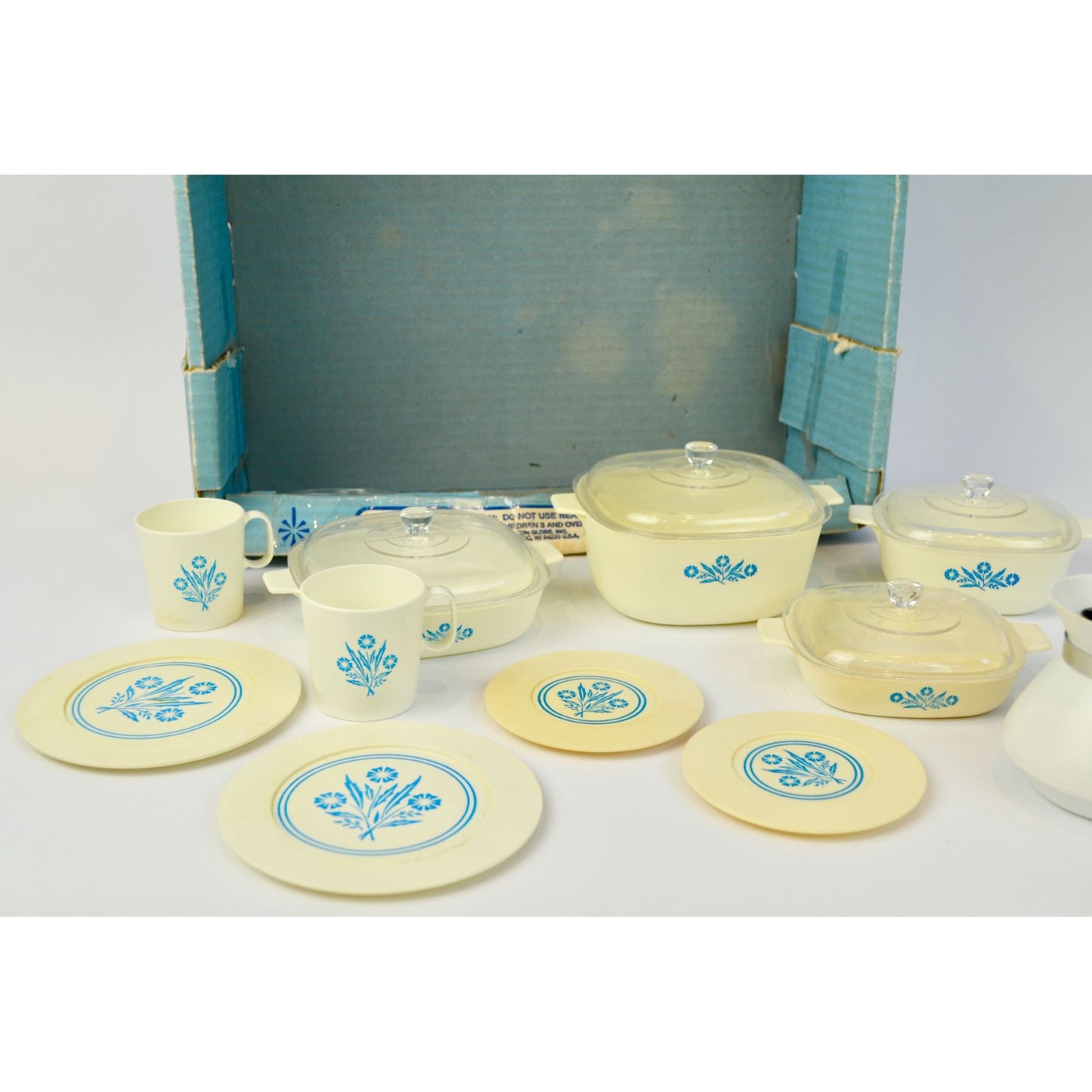 Corning Ware Cook Set Toy Vintage Plastic With Box