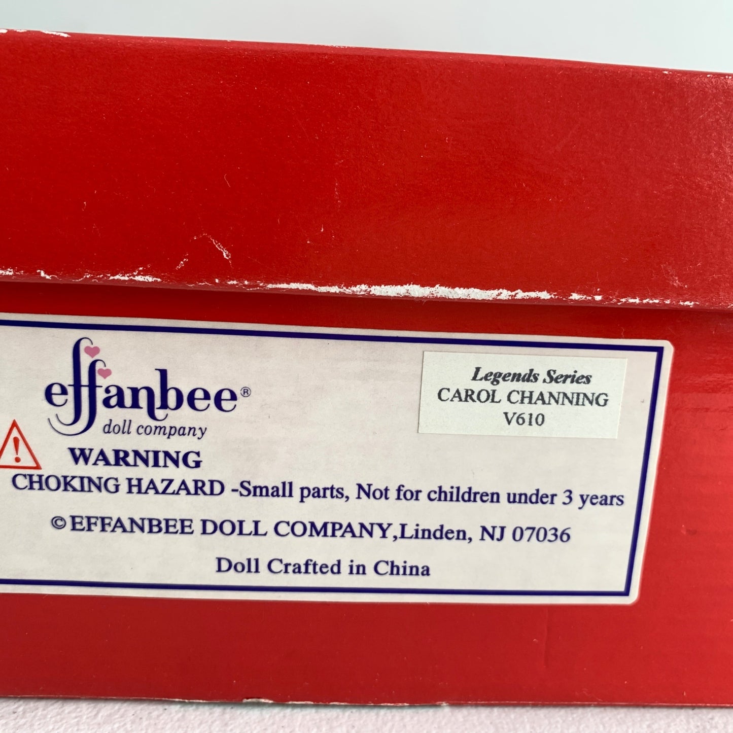 Effanbee Carol Channing Doll V610 In Original Box