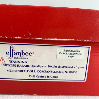 Effanbee Carol Channing Doll V610 In Original Box