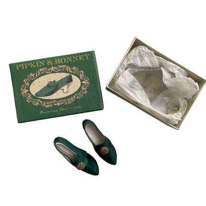 Pipkin & Bonnet Moroccan Heel 1730 Vintage Miniature Mini Shoes with Box