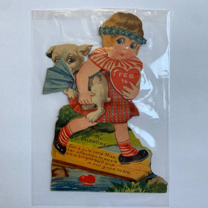 Vintage Germany Valentine's Day Articulating Card