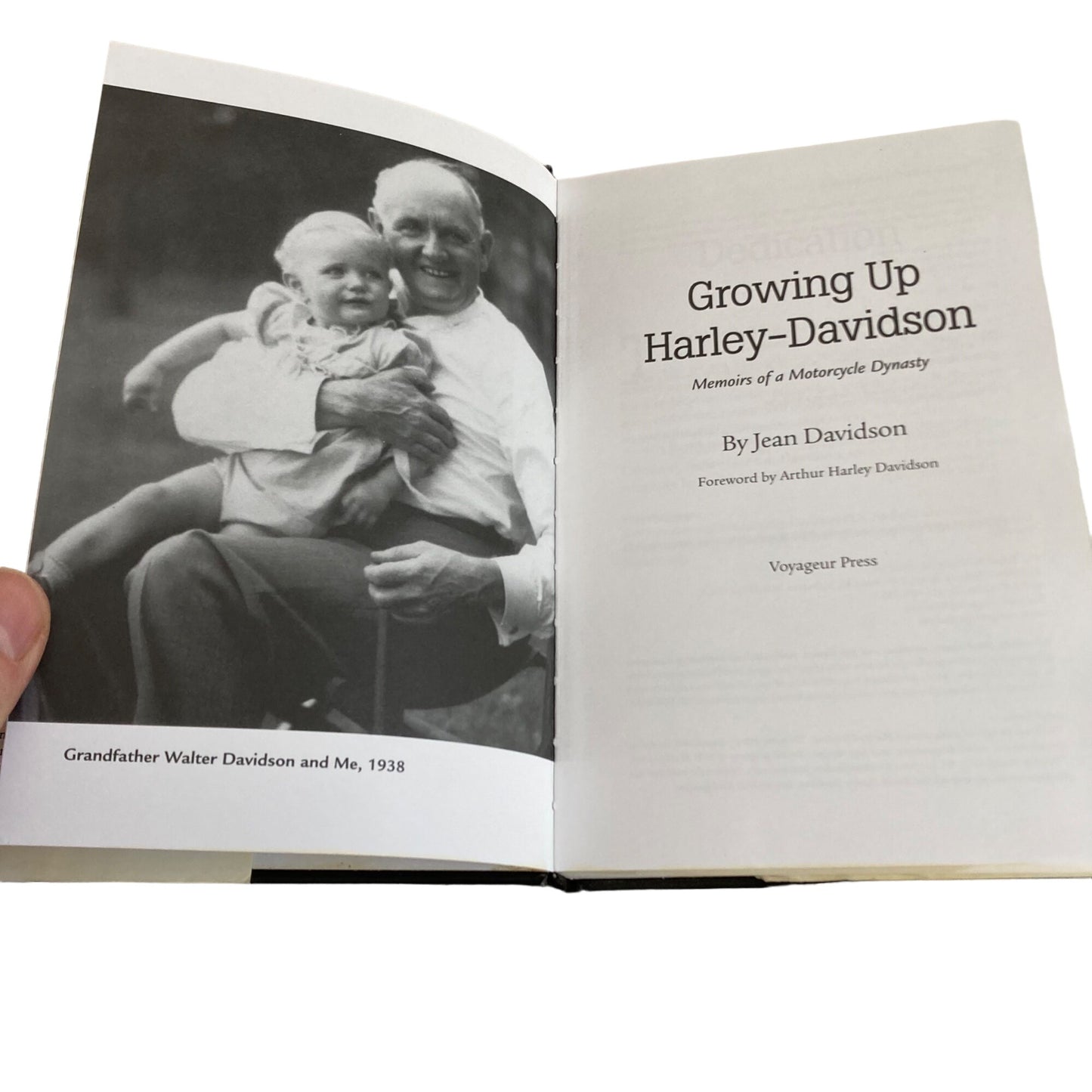 Growing Up Harley Davidson Book by Jean Davidson Memoirs of Motorcycle Dynasty