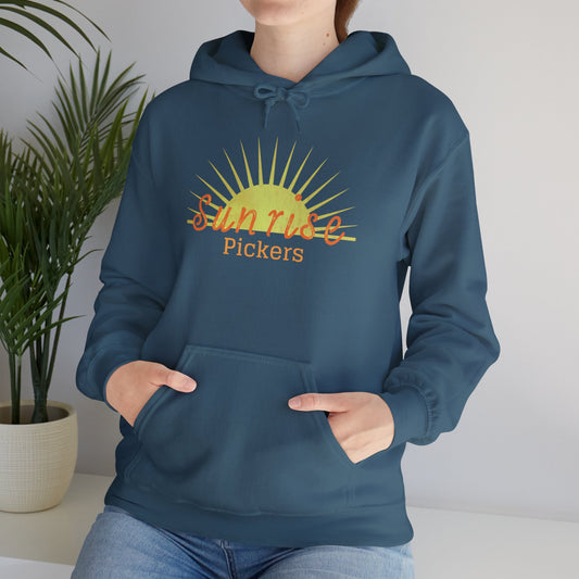 Sunrise Pickers Vintage Unisex Hooded Sweatshirt
