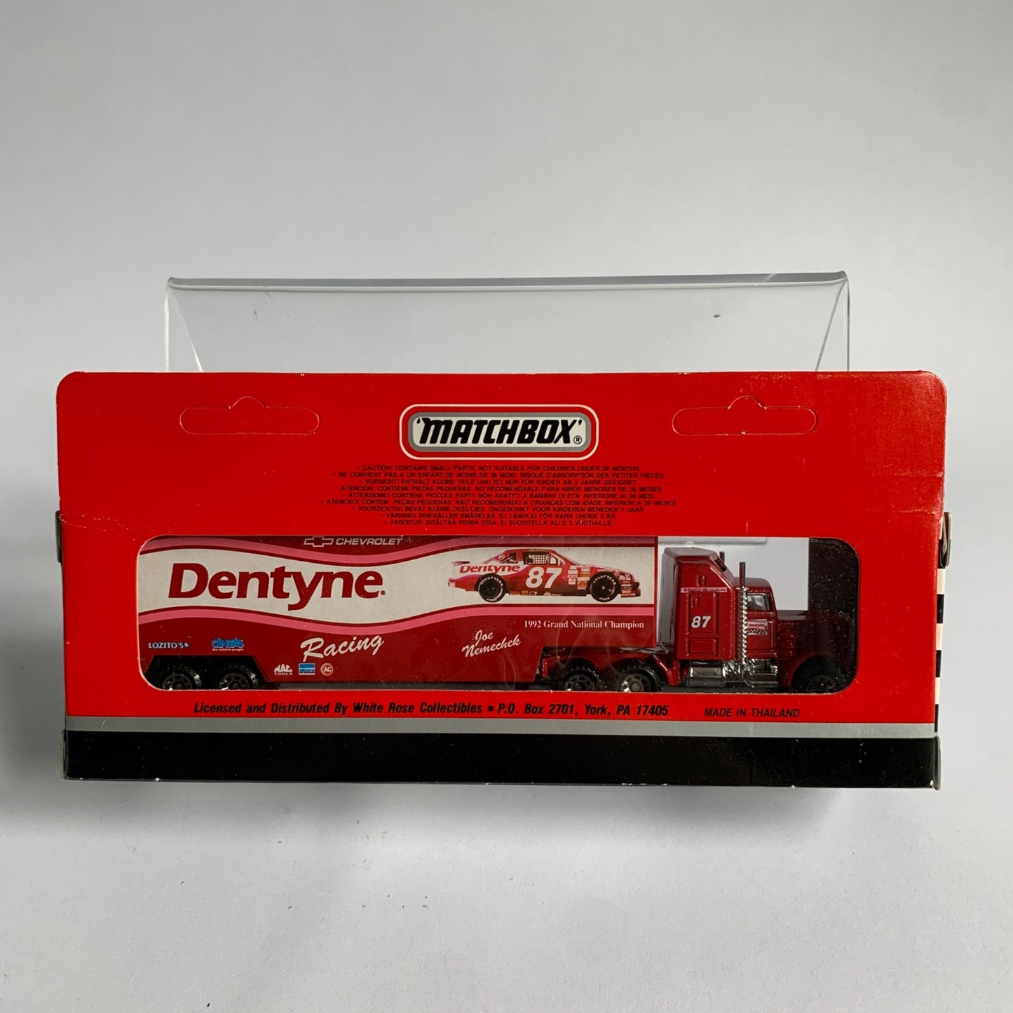 Matchbox Super Star Transporters Dentyne Joe Nemecheck NASCAR