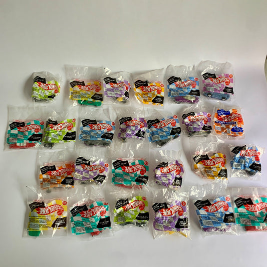 Hot Wheels McDonalds Lot of 25 Cars Vintage New in Packaging