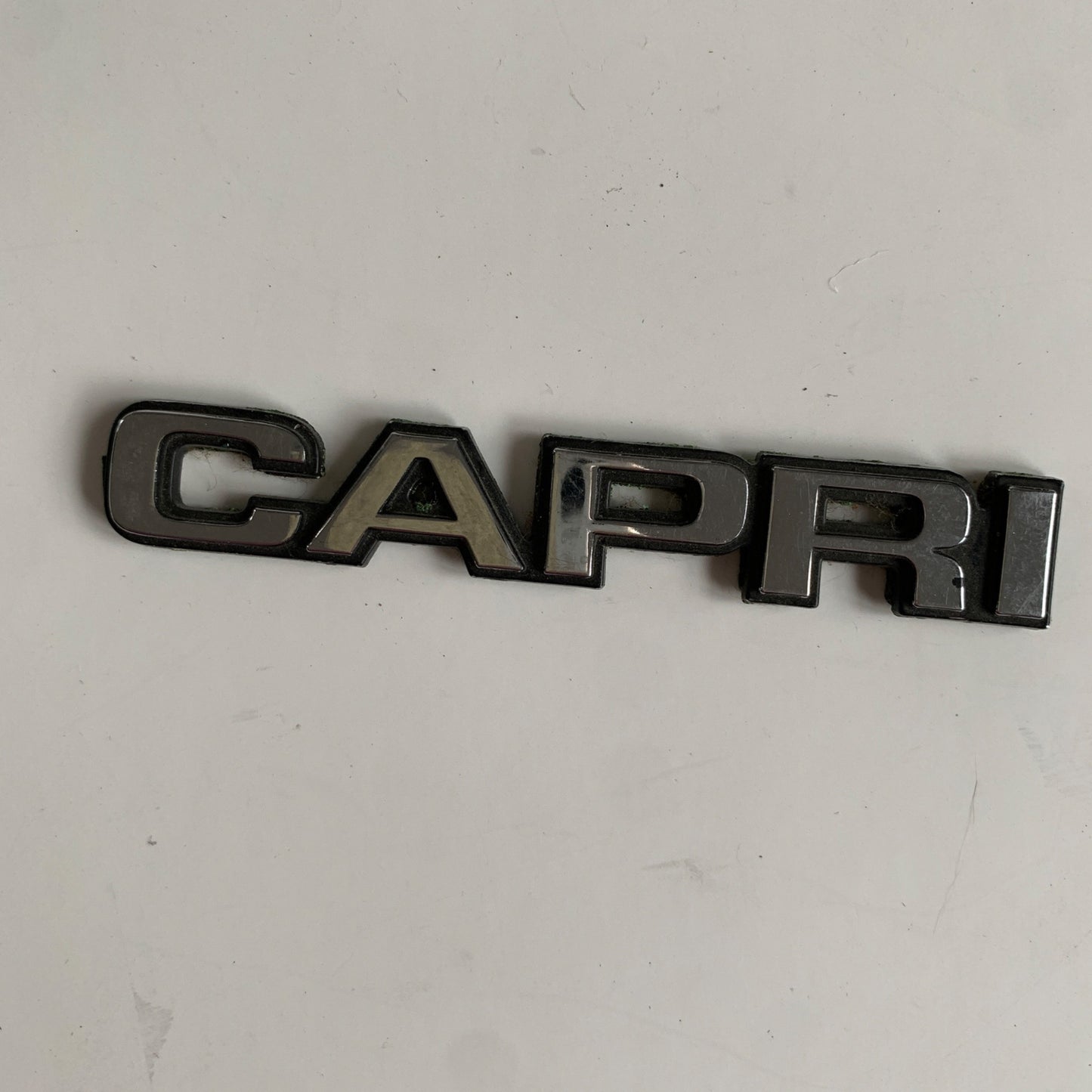 Vintage Mercury Capri Emblem Script Ford OEM