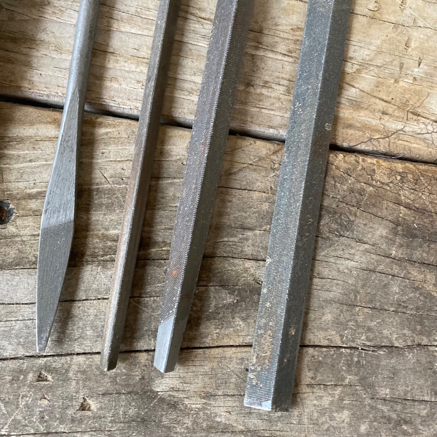Lot 6 Vintage Hand Files Wood Metal Working Tools