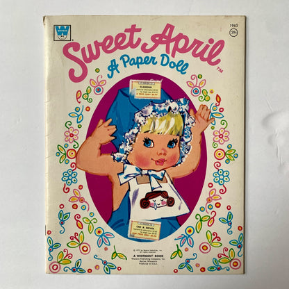 1973 Whitman Sweet April Paper Doll Book