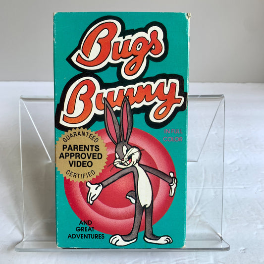 Bugs Bunny Vintage VHS Parents Approved Video Vintage