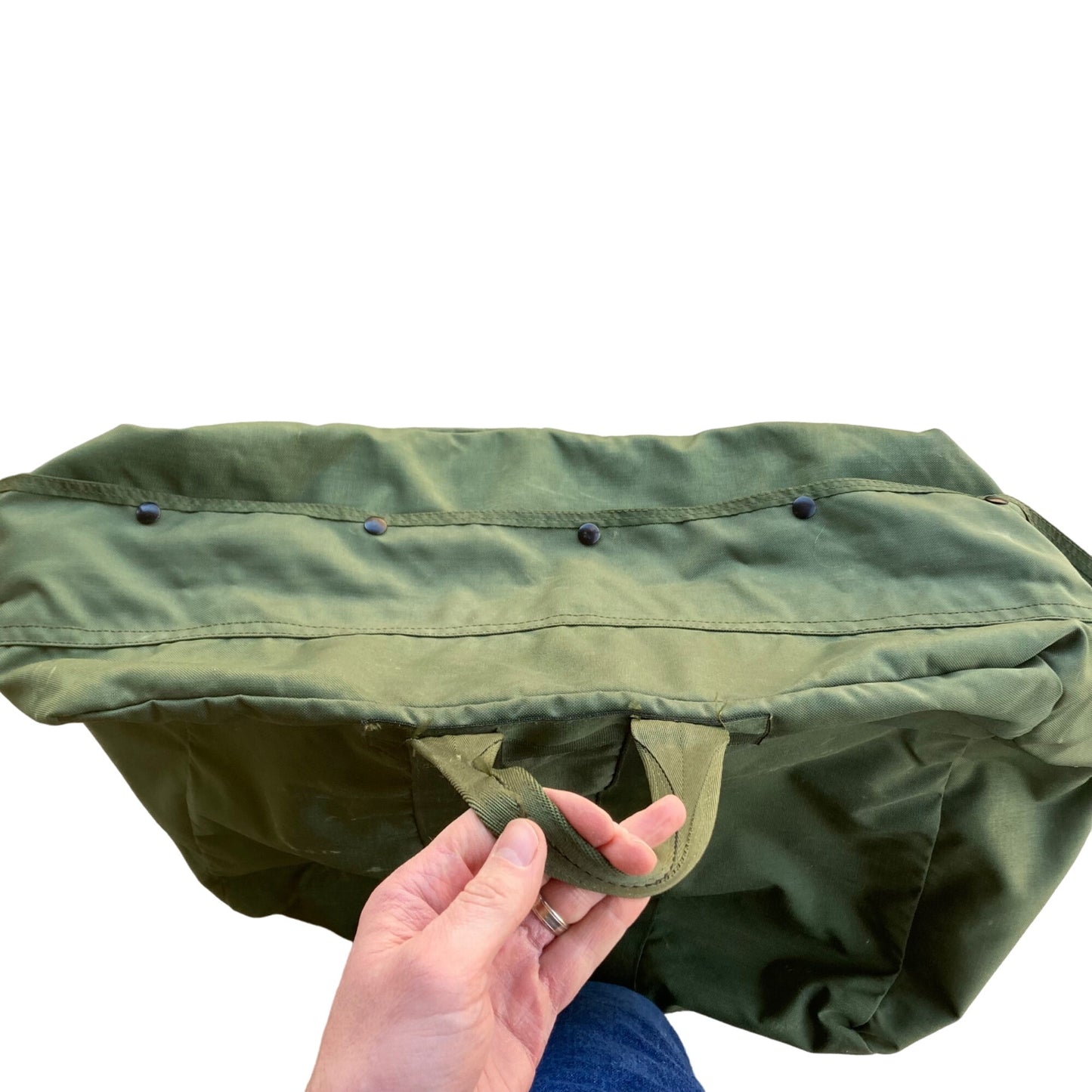 USGI Military A-3 Flyer's Kit Bag USAF Flight Duffel Bag OD Green