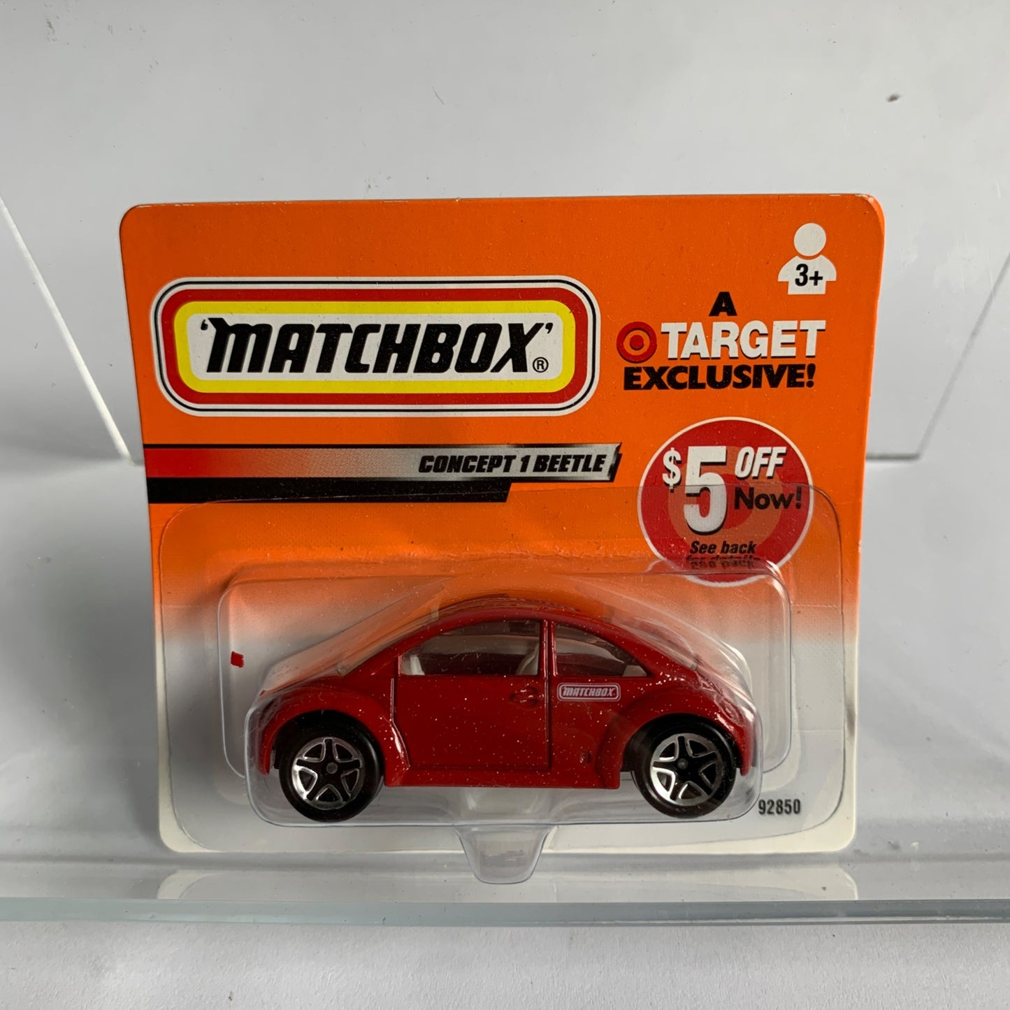 Matchbox Concept 1 Beetle Red Target Exclusive New Vintage