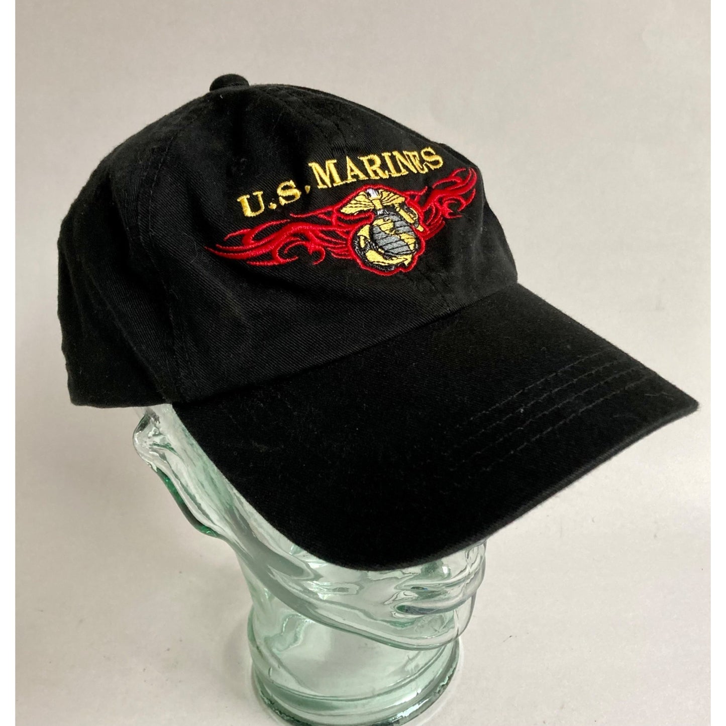 U.S. Marine Corps Hat One-Size Black USMC Baseball Cap
