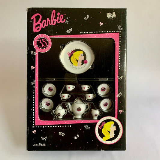 Barbie 35th Anniversary Tea Set Miniature New Vintage