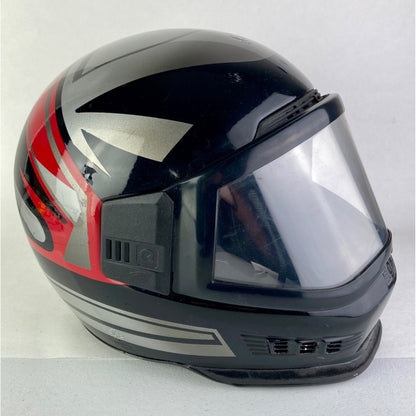 Bieffe Full-Face Motorcycle Snowmobile Helmet Red/Black Size Small or Medium